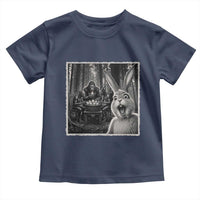 Funny Easter Bunny Selfie Toddler T Shirt Bigfoot Jersey Devil Chupacabra Egg Hunt