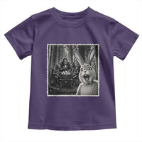 Funny Easter Bunny Selfie Toddler T Shirt Bigfoot Jersey Devil Chupacabra Egg Hunt