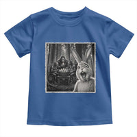 Funny Easter Bunny Selfie Toddler T Shirt Bigfoot Jersey Devil Chupacabra Egg Hunt