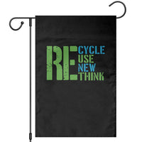 Recycle Reuse Renew Rethink Garden Flag Earth Day