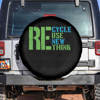 Recycle Reuse Renew Rethink Spare Tire Cover Earth Day