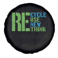 Recycle Reuse Renew Rethink Spare Tire Cover Earth Day