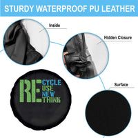 Recycle Reuse Renew Rethink Spare Tire Cover Earth Day