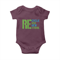 Recycle Reuse Renew Rethink Baby Onesie Earth Day
