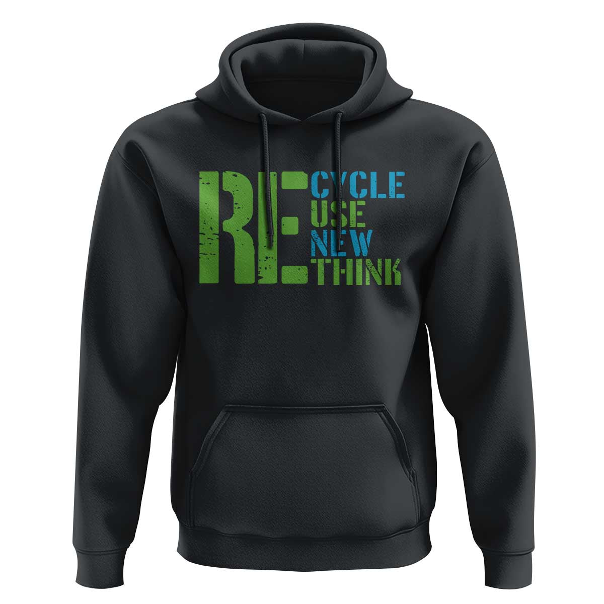 Recycle Reuse Renew Rethink Hoodie Earth Day