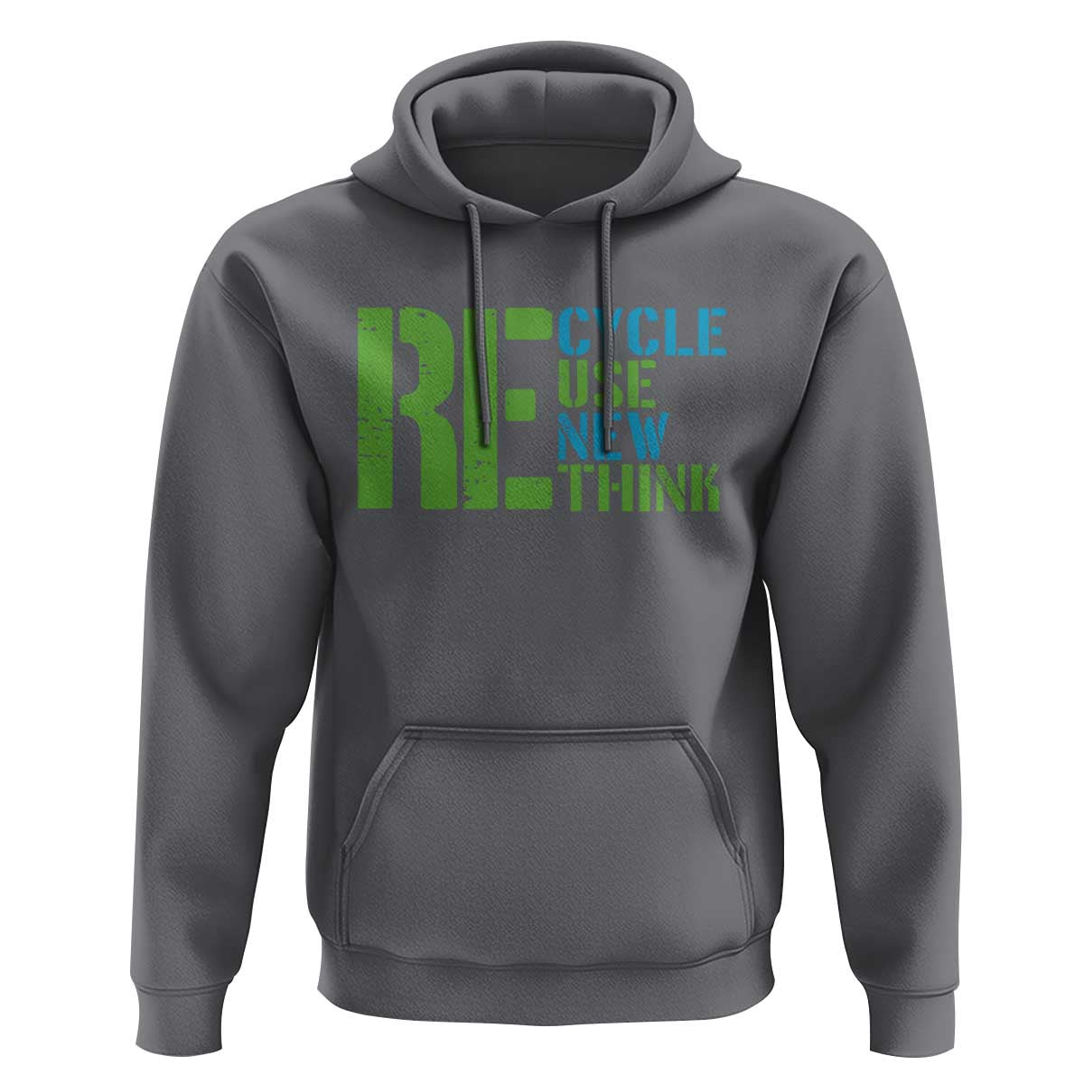 Recycle Reuse Renew Rethink Hoodie Earth Day