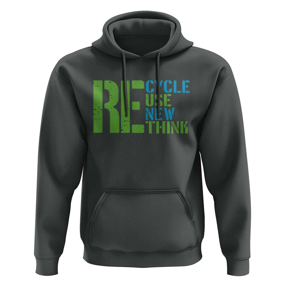 Recycle Reuse Renew Rethink Hoodie Earth Day