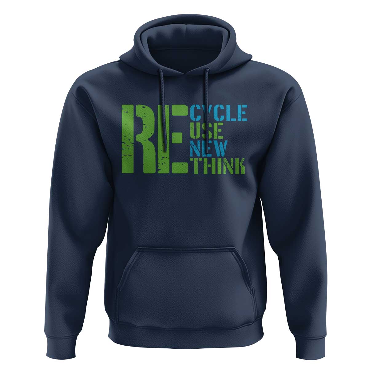 Recycle Reuse Renew Rethink Hoodie Earth Day