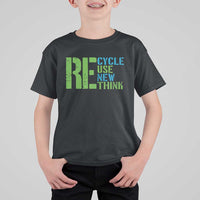 Recycle Reuse Renew Rethink T Shirt For Kid Earth Day