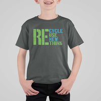 Recycle Reuse Renew Rethink T Shirt For Kid Earth Day