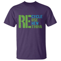Recycle Reuse Renew Rethink T Shirt Earth Day