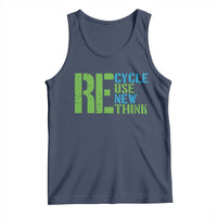 Recycle Reuse Renew Rethink Tank Top Earth Day