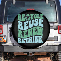 Recycle Reuse Renew Rethink Spare Tire Cover Eco Friendly Earth Day