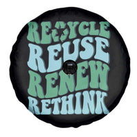 Recycle Reuse Renew Rethink Spare Tire Cover Eco Friendly Earth Day