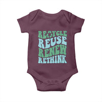 Recycle Reuse Renew Rethink Baby Onesie Eco Friendly Earth Day