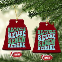 Recycle Reuse Renew Rethink Ceramic Ornament Eco Friendly Earth Day