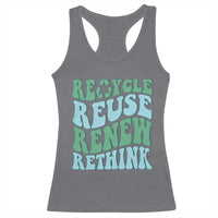Recycle Reuse Renew Rethink Racerback Tank Top Eco Friendly Earth Day