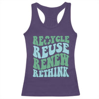 Recycle Reuse Renew Rethink Racerback Tank Top Eco Friendly Earth Day