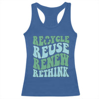 Recycle Reuse Renew Rethink Racerback Tank Top Eco Friendly Earth Day