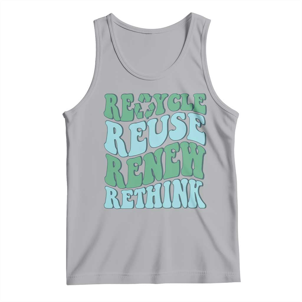 Recycle Reuse Renew Rethink Tank Top Eco Friendly Earth Day