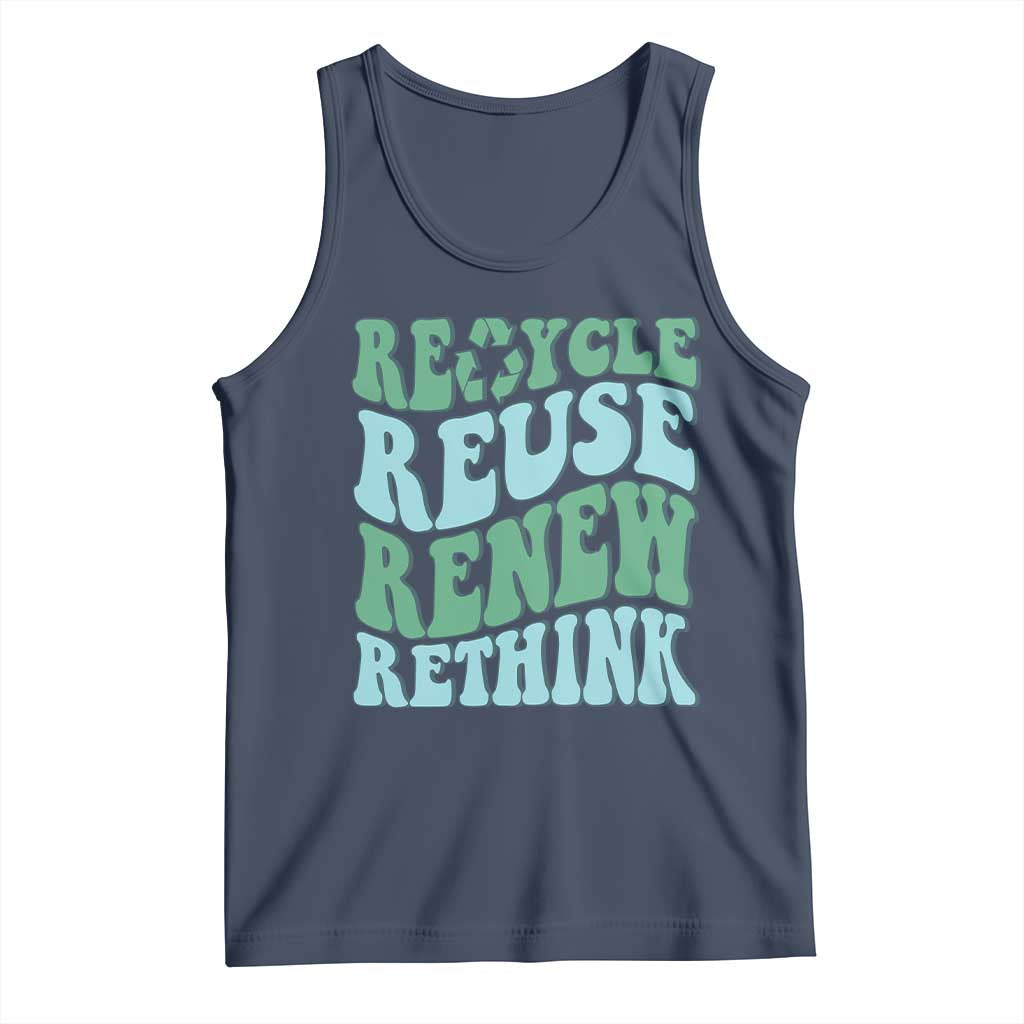 Recycle Reuse Renew Rethink Tank Top Eco Friendly Earth Day