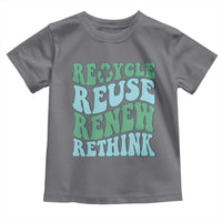 Recycle Reuse Renew Rethink Toddler T Shirt Eco Friendly Earth Day