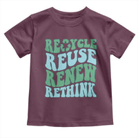 Recycle Reuse Renew Rethink Toddler T Shirt Eco Friendly Earth Day