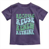Recycle Reuse Renew Rethink Toddler T Shirt Eco Friendly Earth Day
