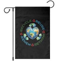 Recycle Reuse Renew Rethink Garden Flag Zero Waste Life