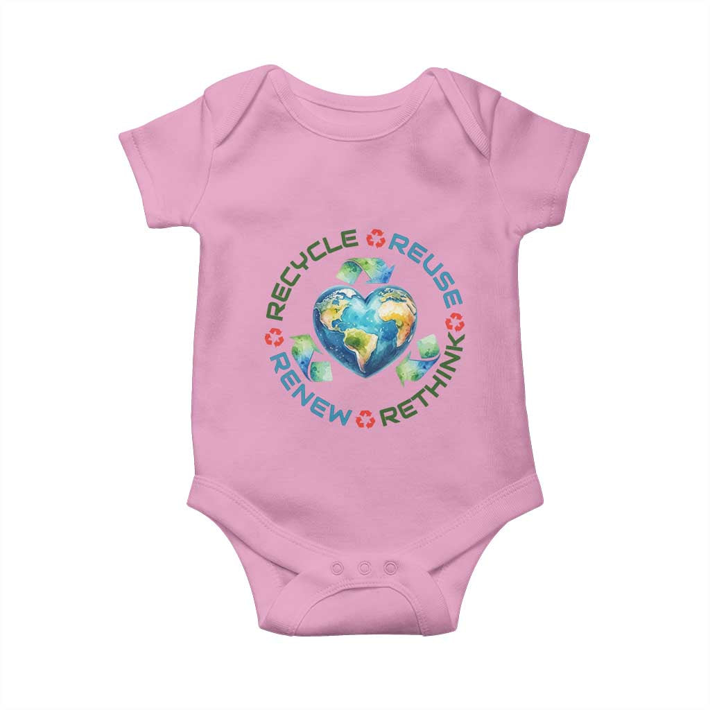 Recycle Reuse Renew Rethink Baby Onesie Zero Waste Life