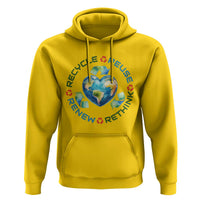 Recycle Reuse Renew Rethink Hoodie Zero Waste Life