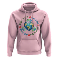 Recycle Reuse Renew Rethink Hoodie Zero Waste Life