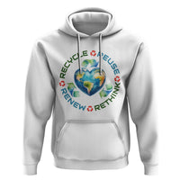 Recycle Reuse Renew Rethink Hoodie Zero Waste Life