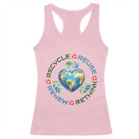 Recycle Reuse Renew Rethink Racerback Tank Top Zero Waste Life