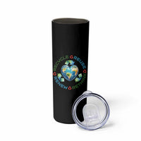 Recycle Reuse Renew Rethink Skinny Tumbler Zero Waste Life