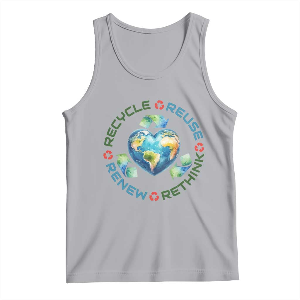Recycle Reuse Renew Rethink Tank Top Zero Waste Life