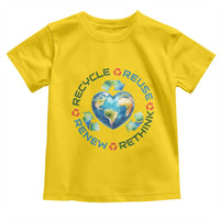 Recycle Reuse Renew Rethink Toddler T Shirt Zero Waste Life