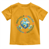 Recycle Reuse Renew Rethink Toddler T Shirt Zero Waste Life