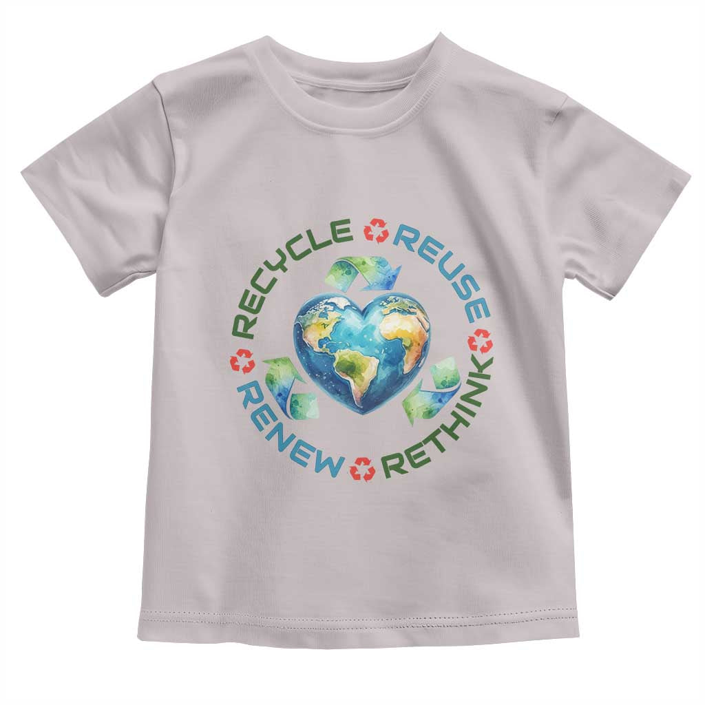 Recycle Reuse Renew Rethink Toddler T Shirt Zero Waste Life