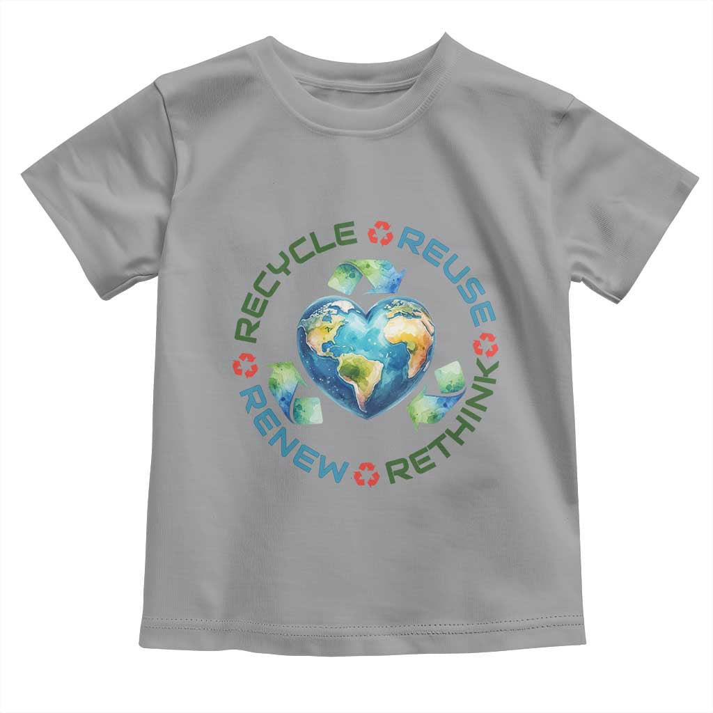 Recycle Reuse Renew Rethink Toddler T Shirt Zero Waste Life