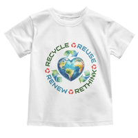 Recycle Reuse Renew Rethink Toddler T Shirt Zero Waste Life