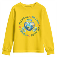 Recycle Reuse Renew Rethink Youth Sweatshirt Zero Waste Life