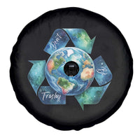 Earth Day Dont Be Trashy Spare Tire Cover Environmental Awareness Gift