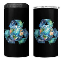 Earth Day Dont Be Trashy 4 in 1 Can Cooler Tumbler Environmental Awareness Gift
