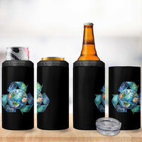 Earth Day Dont Be Trashy 4 in 1 Can Cooler Tumbler Environmental Awareness Gift