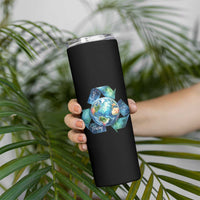 Earth Day Dont Be Trashy Skinny Tumbler Environmental Awareness Gift
