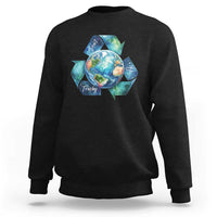 Earth Day Dont Be Trashy Sweatshirt Environmental Awareness Gift