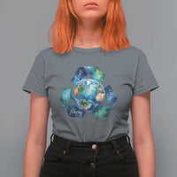 Earth Day Dont Be Trashy T Shirt For Women Environmental Awareness Gift