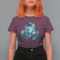 Earth Day Dont Be Trashy T Shirt For Women Environmental Awareness Gift