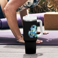 Earth Day Dont Be Trashy Tumbler With Handle Environmental Awareness Gift